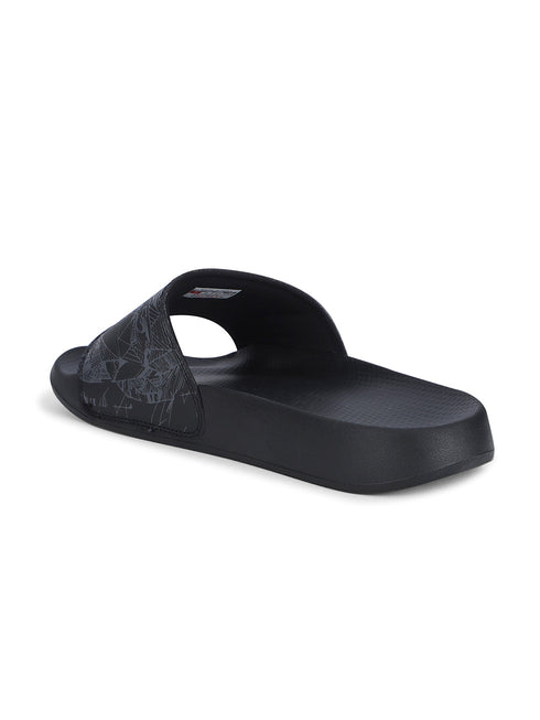 SL-437 Black Men's Slippers